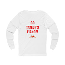 Load image into Gallery viewer, Swiftie Heartfelt Long Sleeve Tee, Casual T-shirt, Valentine's Day Gift, Cute Everyday Top, Fashionable Graphic Tee, Love-themed Apparel