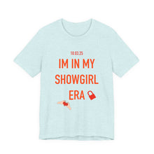 Load image into Gallery viewer, Showgirl Era Tee - Unisex Jersey Short Sleeve, Fun Party Top, Trendy Casual Wear, Statement Shirt, Perfect for Celebrations