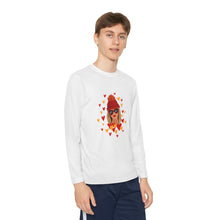 Load image into Gallery viewer, Swiftie Youth Long Sleeve Tee with Heart Design, Cute Gift for Fans, Youth Clothing, Valentine’s Day Outfit, Fun Statement Tee