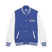 Load image into Gallery viewer, Swiftie Unisex Heavyweight Letterman Jacket, Retro Varsity Fashion, Perfect for Teens, Music Lovers, Gifts for Birthdays, Festivals