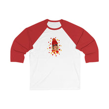 Load image into Gallery viewer, KC chiefs Swiftie Unisex Baseball Tee, Fun Heart Design Tee, Casual Sportswear, Perfect Gift for Fans, Game Day Apparel, Taylor&#39;s Fiancé Tee
