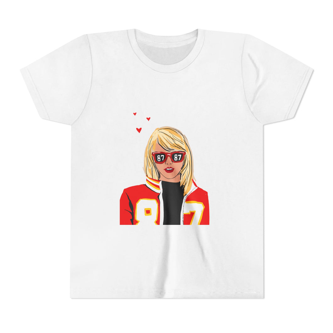 Swiftie Graphic Youth Tee, Trendy Kid’s T-Shirt, Casual Everyday Wear, Gift for Tweens, Birthday Party Clothing, Summer Style