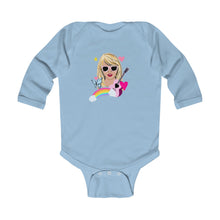 Load image into Gallery viewer, Stylish Infant Long Sleeve Bodysuit - Cool Kid Vibes, Baby Fashion, Unique Gift, Baby Shower, Newborn Essentials
