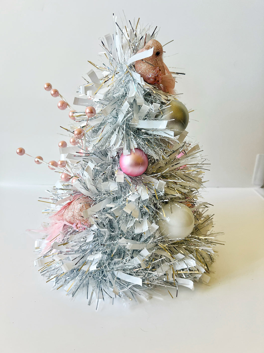 Pink Berries and Birds (Medium)