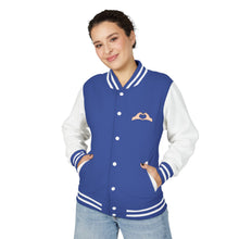 Load image into Gallery viewer, Swiftie Unisex Heavyweight Letterman Jacket, Retro Varsity Fashion, Perfect for Teens, Music Lovers, Gifts for Birthdays, Festivals
