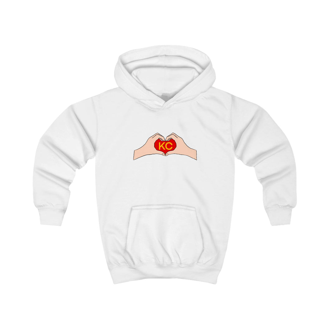Heart Hands Kids Hoodie, Warm Kids Sweater, Cute Gift for Children, Birthday Present, Family Love Apparel