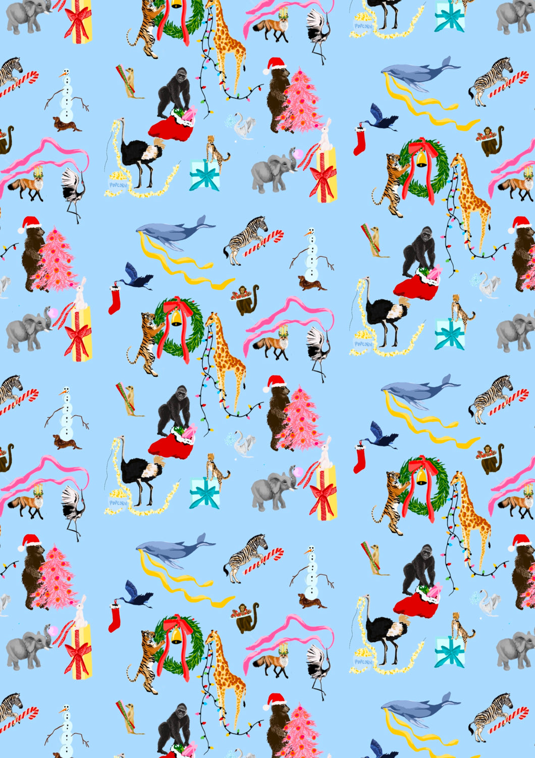 Menagerie Wrapping Paper