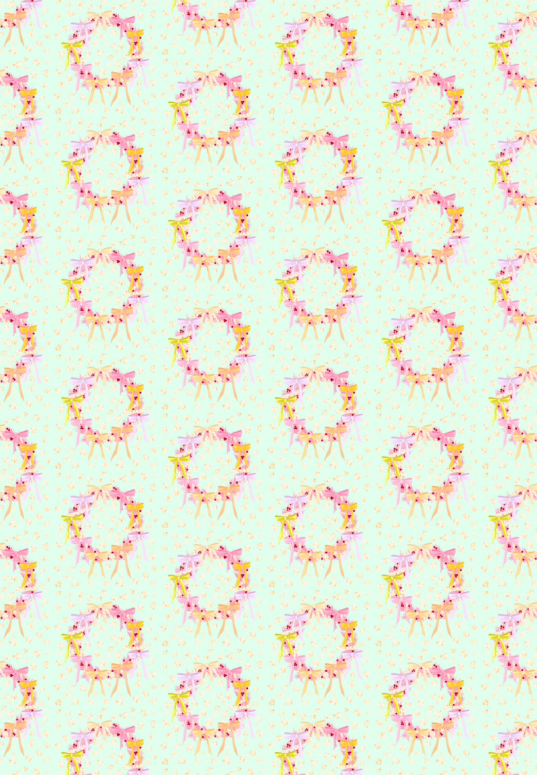 Bows and Popcorn Gift Wrap