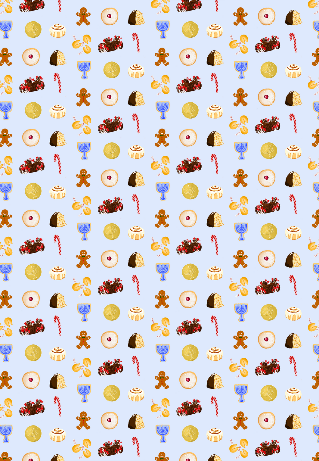 Chrismukkah Sweets Gift Wrap