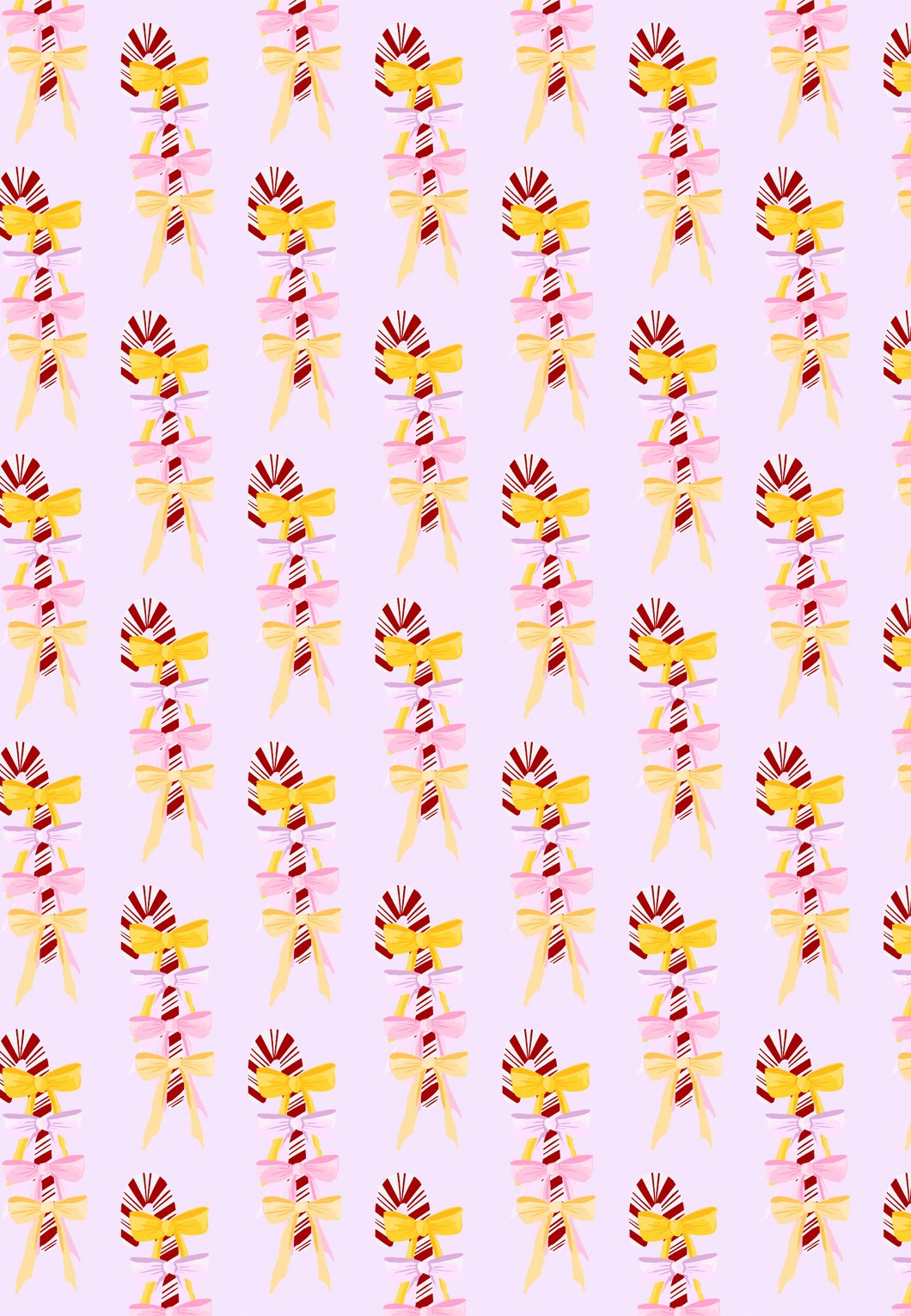 Wrapped Up Candy Cane Wrapping Paper