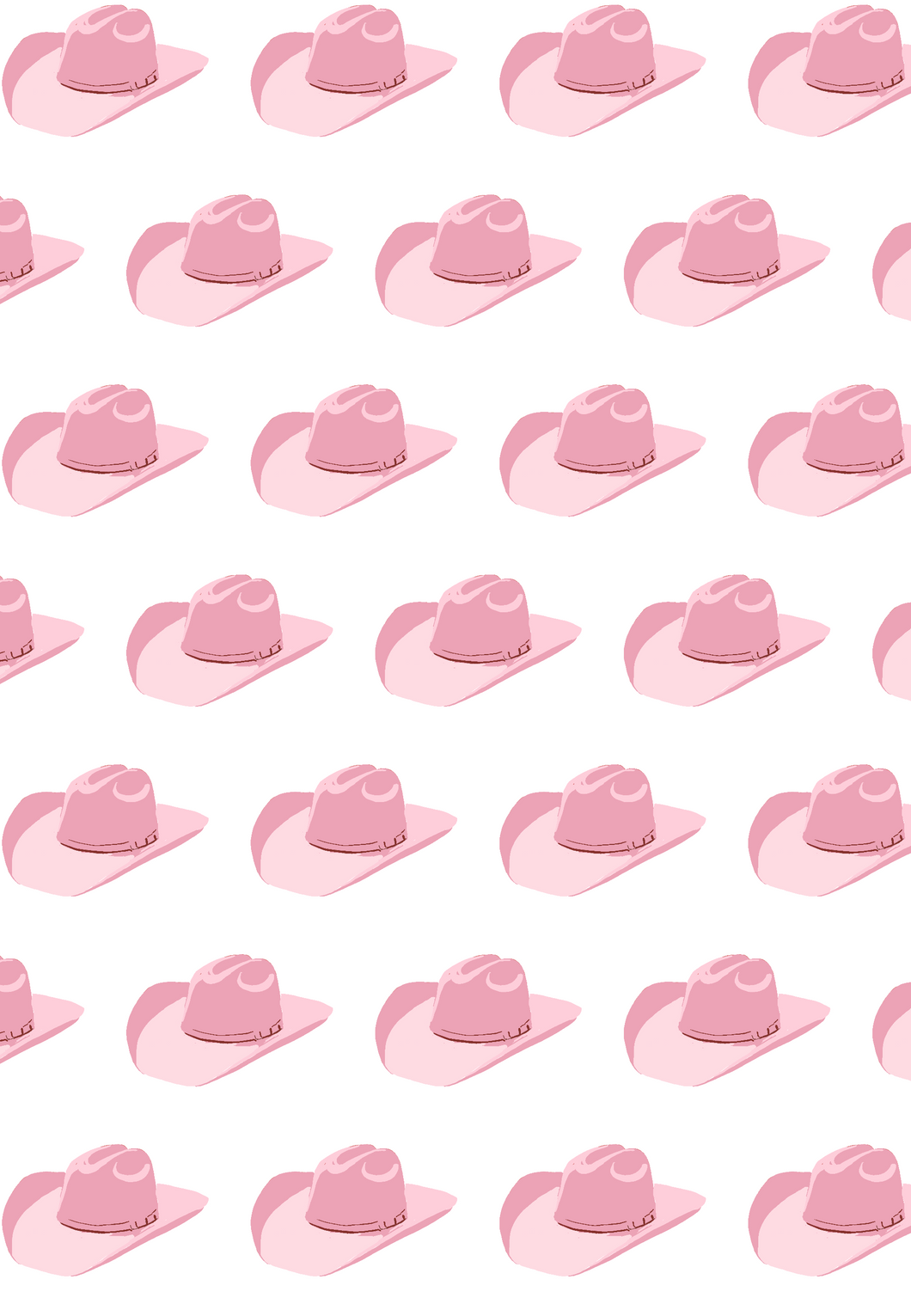 Pink Hat Wrapping Paper