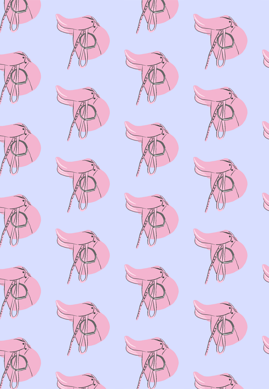 English Saddle Wrapping paper