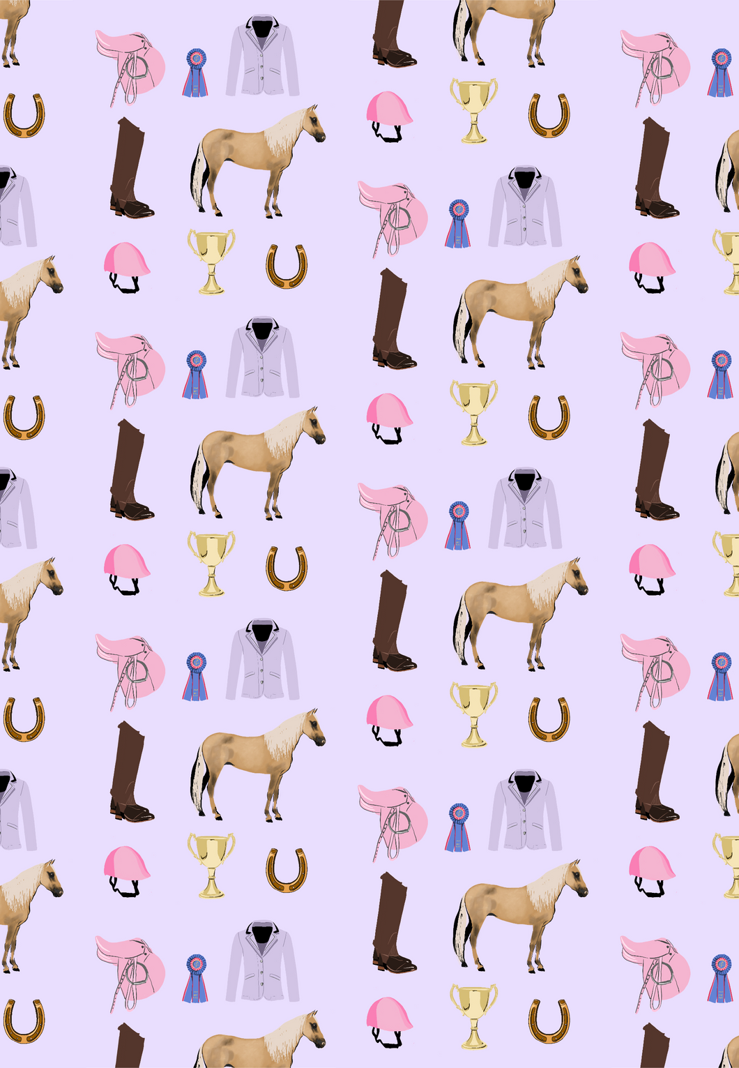 English Rider Wrapping Paper