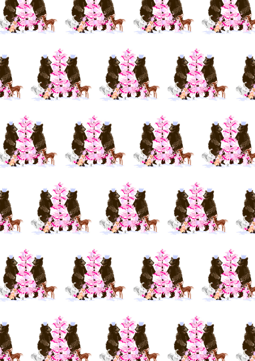 Woodland Animal Christmas Wrap