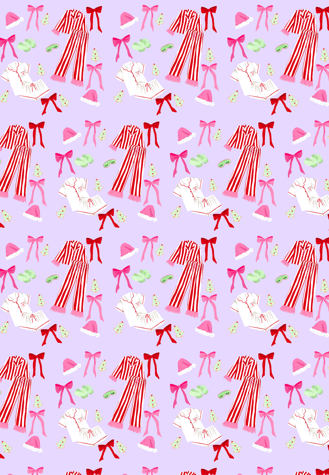 Girlsmas Slumber Party Gift Wrap