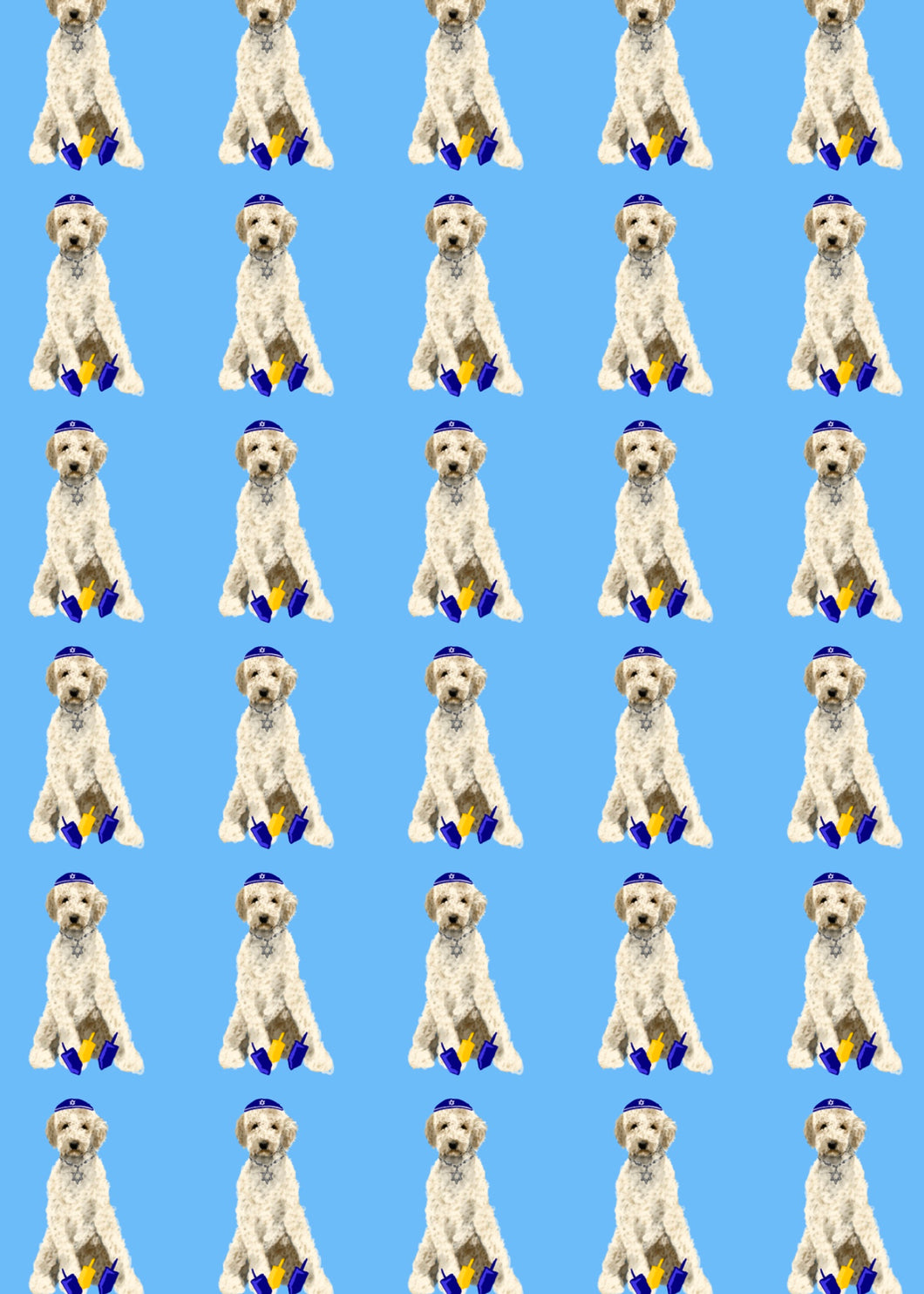 Dreidel Wrapping Paper