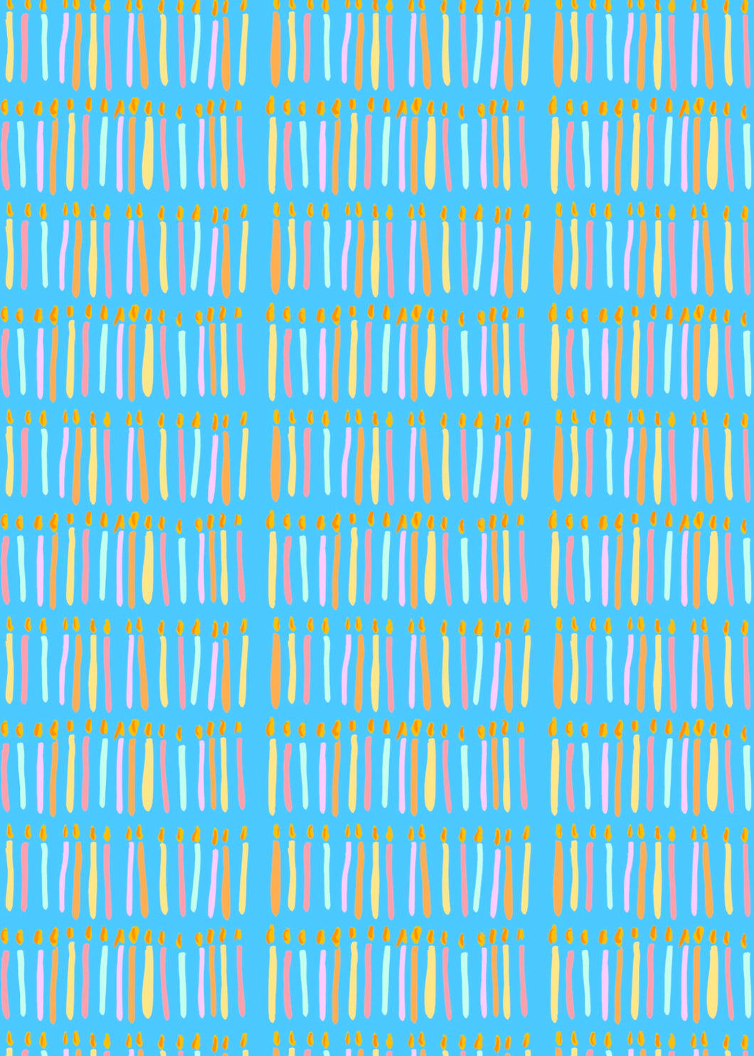 Hanukkah candles wrapping paper