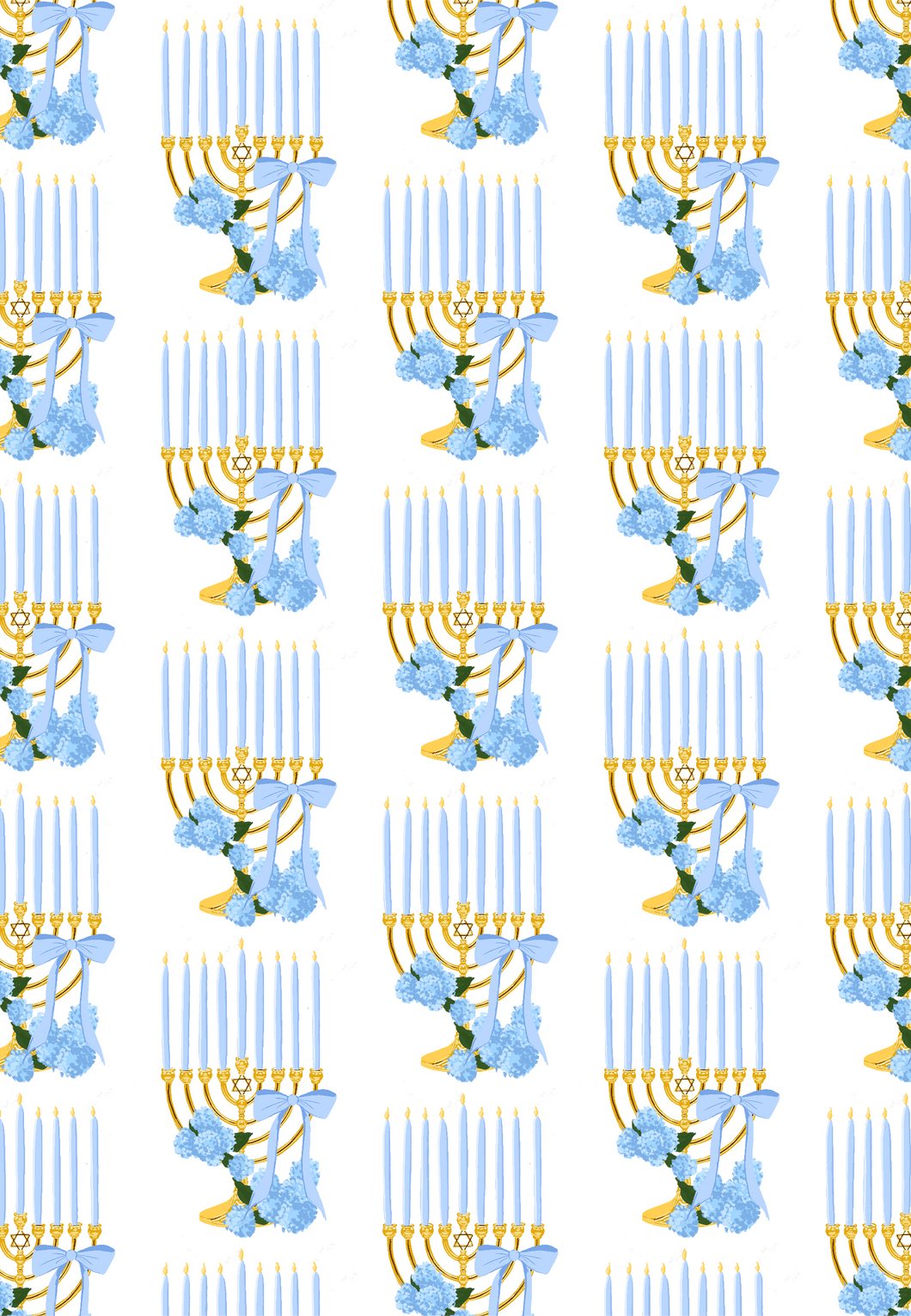 Menorah Gift Wrap