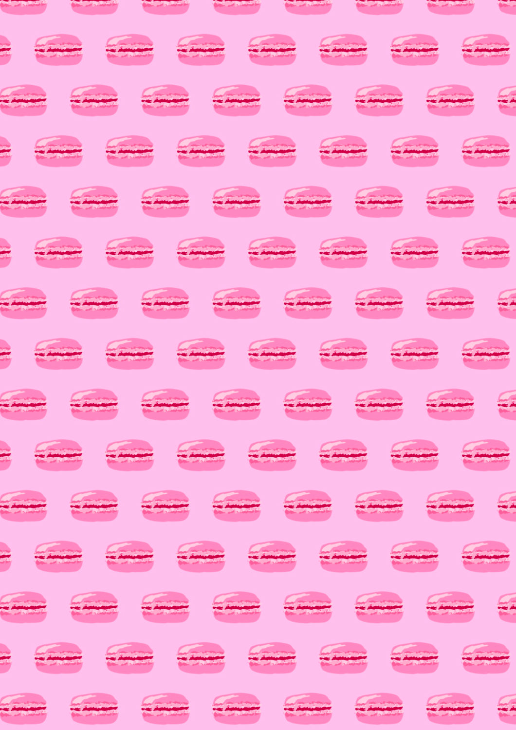 French Macaron Wrapping Paper