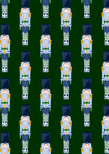 Load image into Gallery viewer, Blue Nutcracker Wrapping Paper
