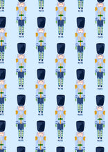 Load image into Gallery viewer, Blue Nutcracker Wrapping Paper
