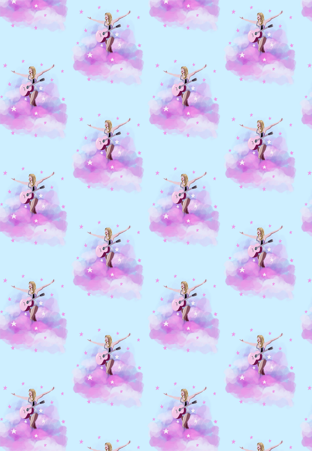 Blue Eras Wrapping Paper