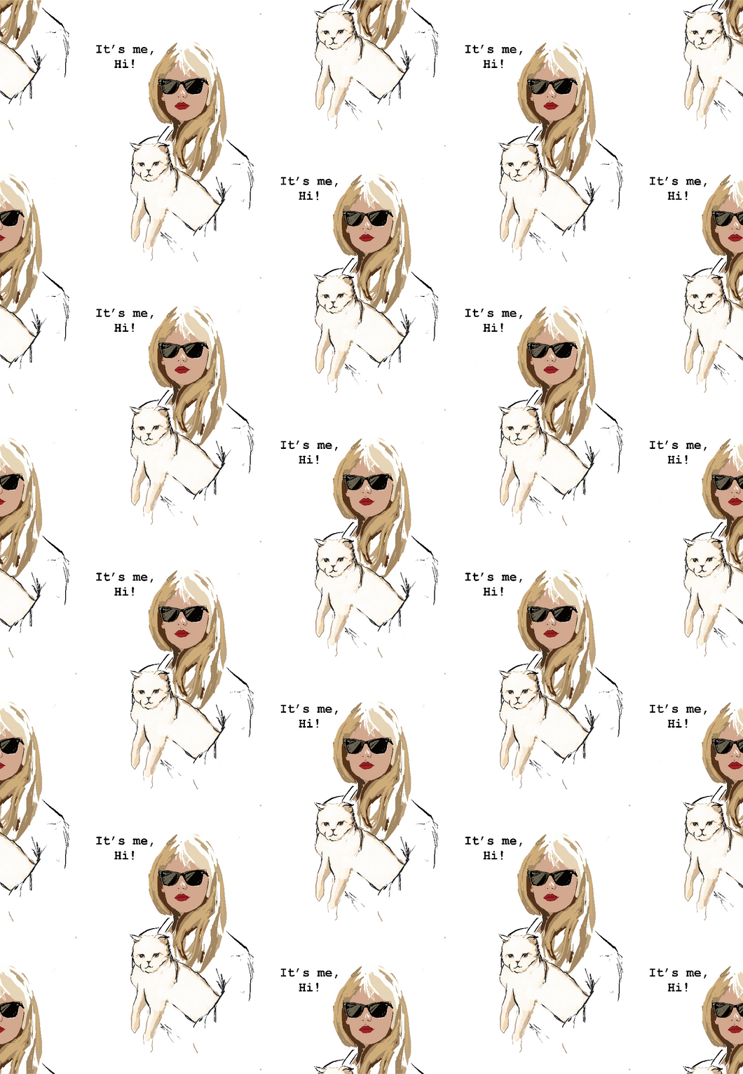 It’s me. Hi!  Wrapping Paper