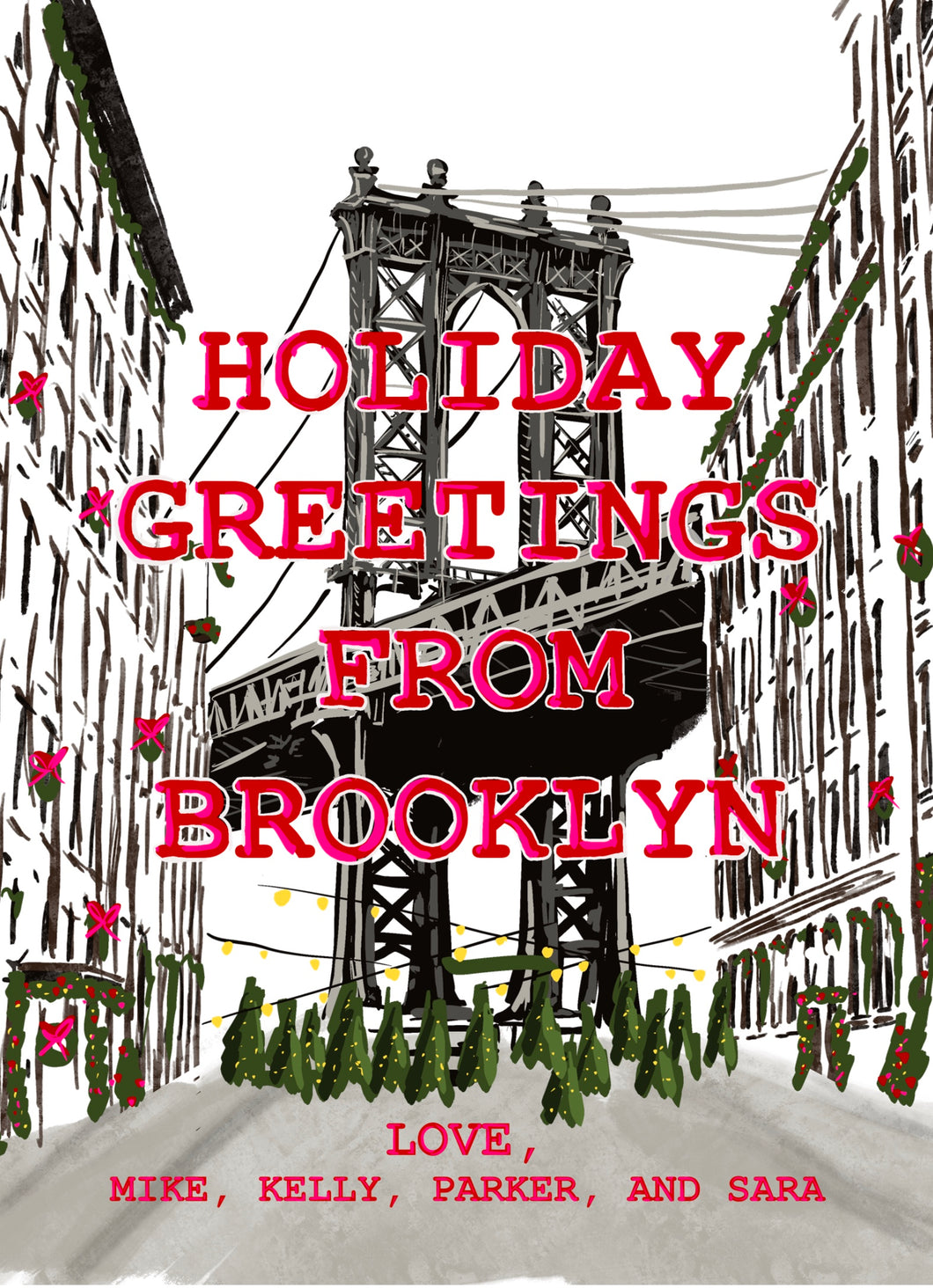 Greetings from Brooklyn (personalized)