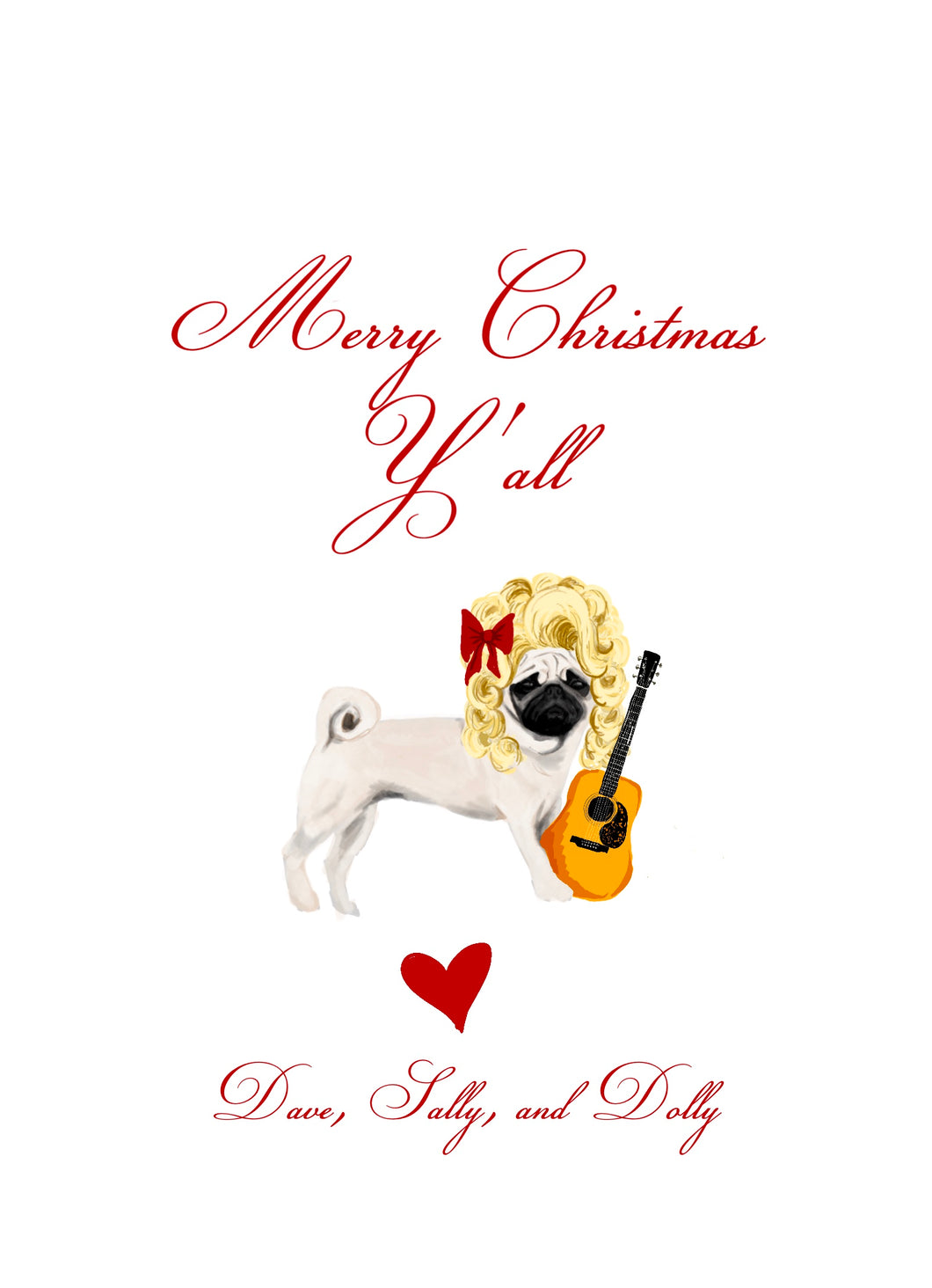 Dolly Pet Portrait Set (personalized)