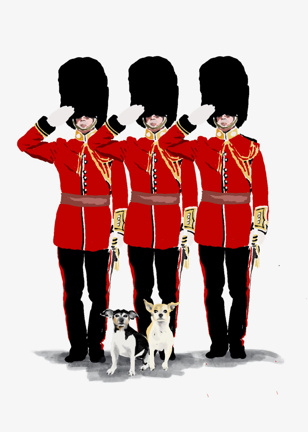 Royal Dogs - Beth and Bluebell