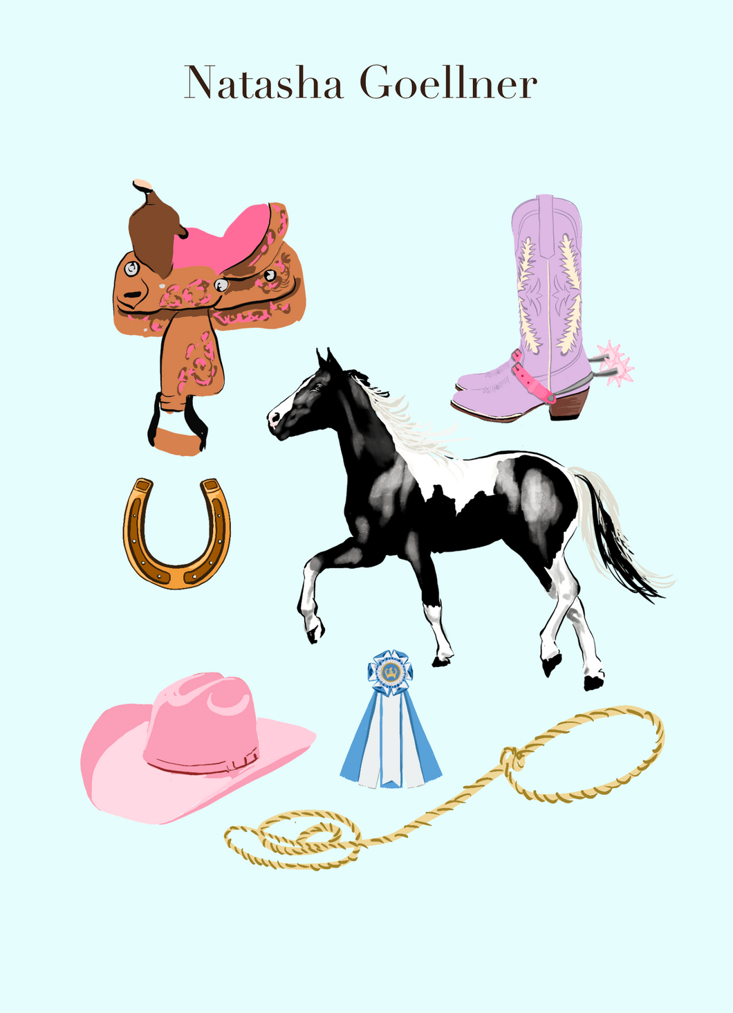 Western Rider Personalized Stationery Set
