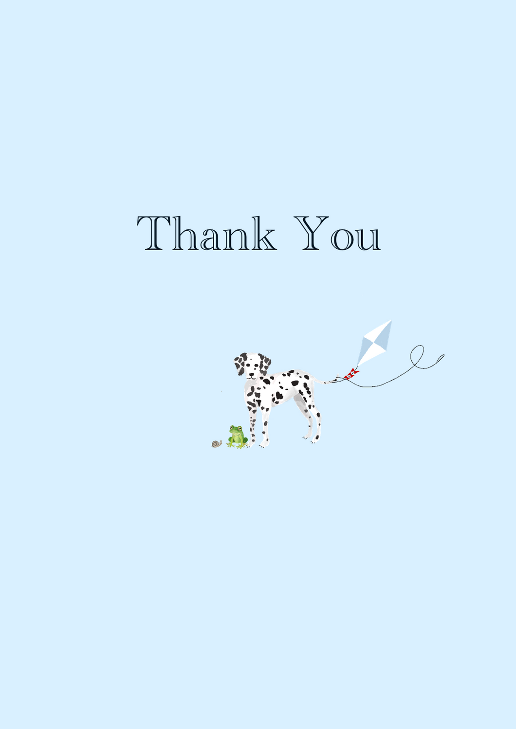 Frogs, Snails, and Puppy Dog Tails Thank You Cards