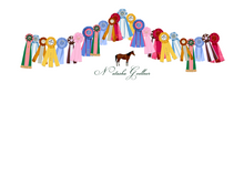 Load image into Gallery viewer, Personalized Winning Ribbons Notecard Set
