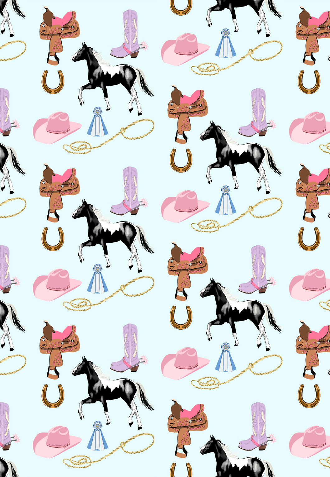 Western Rider Wrapping Paper